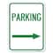 Signmission Parking Sign Right Arrow Heavy-Gauge Aluminum Rust Proof Parking Sign, 18" x 24", A-1824-23364 A-1824-23364 - alternate 1